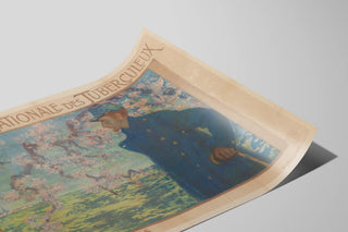 Plakat Vintage Nationaldag for tidligere tuberkuløse militærpersoner — visning af kunstværket