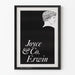 Minimalistisk dekorativ plakat Joyce & Co. Erwin