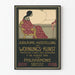 Vintage plakat for udstilling af dekorativ kunst til indendørs brug 1906