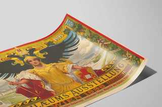 Plakat vintage Jubilæumsudstilling Wien 1898 historisk vægdekoration — visning af kunstværket