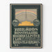 Vintage plakat for akvarelmalereudstilling 1911