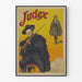 Vintage plakat Judex dramatisk vægdekoration