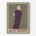 Vintage plakat af Jules Berry cigaret vægdekoration