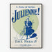 Vintage Julienne plakat! Dagens sang af Dave Reed Jr