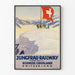 Vægplakat Jungfrau-Railway Bernese Oberland Schweiz