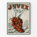 Vintage plakat Juvex kvinde med drueklase vægdekoration