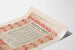 Plakat Kalender 1907 Stil Vintage med Blomstret Dekor