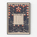 Kalenderplakat for januar 1896 i vintage botanisk stil