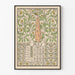 Plakat Kalender Art Nouveau Juli 1898 Vægdekoration med blomster