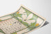 Vægkalender til dekoration for juni 1899 med vintage blomstermotiver