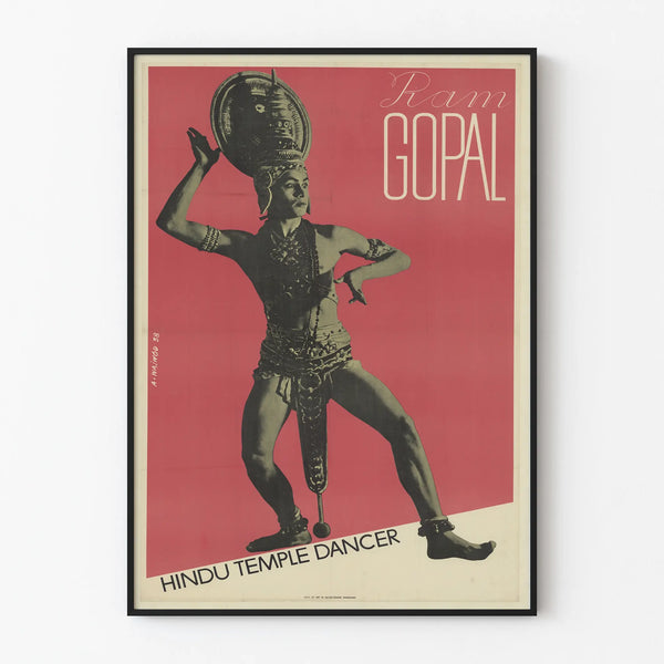 Plakat Hindu Tempeldanser Ram Gopal