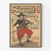 Vintage plakat for kantonalt skydningsturnering Beider Basel 1900