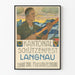 Vintage plakat Kantonales Schützenfest Langnau 1906 vægdekoration