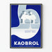 Vintage plakat Kaobrol plaster perfekt beroligende