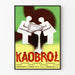 Vintage reklameplakat Kaobrol - Retro vægdekoration Artem Legrand