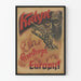 Vægplakat Katyn Europa advarsel Vintage design