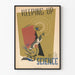 Vintage plakat til vægdekoration med videnskab og mikroskop