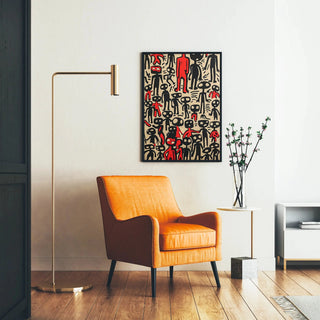 Pop Art-plakat - Abstrakte figurer