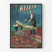 Vintage plakat Kellar Lévitations - Magisk vægdekoration