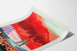 Plakat til vægdekoration Kepler-186f exoplanet planet