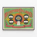 Plakat Vintage Keystone Collar Co. Velkommen til Papiralderen — indrammet kunstværk på væggen