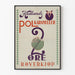 Vintage plakat Kiellands Polkarameller 2 øre retro vægdekoration