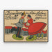 Plakat Vintage Kinderball Der Bosen Buben 1905 — indrammet kunstværk på væggen