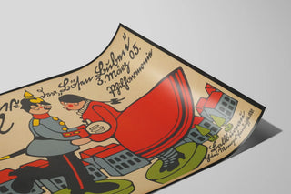 Plakat vintage Kinderball Der Bosen Buben 1905 – Retro vægdekoration — visning af kunstværket