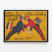 Plakat Vintage Kinderball Der Bosen Buben — indrammet kunstværk på væggen