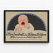 Plakat Vintage Grædende baby Vægdekoration — indrammet kunstværk på væggen