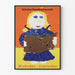 Vintage plakat Kinderboekenweek 1959 til børneindretning vægdekoration