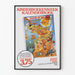 Plakat Kinderboekenweek Kalenderbog 1982 vægdekoration vintage