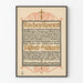 Vintage koncertplakat fra kirke 1913 klassisk vægdekoration
