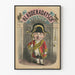 Vintage plakat Kladderadatsch Kalender 1858 til vægdekoration