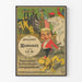 Vintage plakat Kladderadatsch abonnement med karikaturale dyr