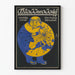 Vintage plakat Kladderadatsch Farverig Europakort