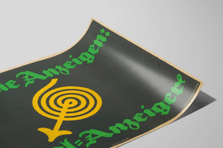 Plakat Vintage Små Annoncer Lokal-Anzeiger – grafisk vægdekoration — visning af kunstværket