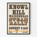 Vintage plakat for Steam Rally Knowl Hill Maidenhead