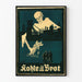 Vintage plakat 'Kohle ist Brot' med industriel skelet