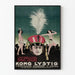 Vintage plakat Kong Lystig, historisk komedie i 5 akter
