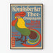 Vintage plakat Königsberger Thee Compagnie Berlin - Farverig vægdekoration