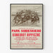 Vintage plakat for hestevæddeløbskonkurrencer Park Sobieskiego - polsk cavalryskole