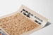 Vintage plakat Matzo Pesach Kosher dekoration vægmaleri