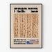 Vintage plakat Matzo Pesach Kosher dekoration vægmaleri