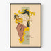 Vintage plakat Kostumball Kunstner Sanger Forening 1896