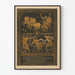 Vægdekoration plakat Karneval 1898 München stil antik