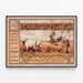 Plakat Retro Kuhnee Traditionel ungarsk landbrug — indrammet kunstværk på væggen