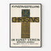 Kunstudstillingsplakat Christus vintage vægdekoration