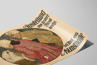 Plakat Vintage Kunsthalle Basel - Dekorativ Kunstudstilling 1912 — visning af kunstværket