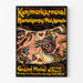 Vintage plakat Kunstnerkarneval – Hjertekongens maskerade